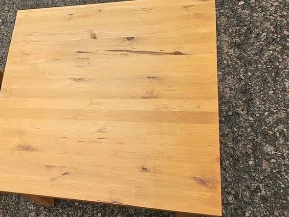 Solid pine side table 