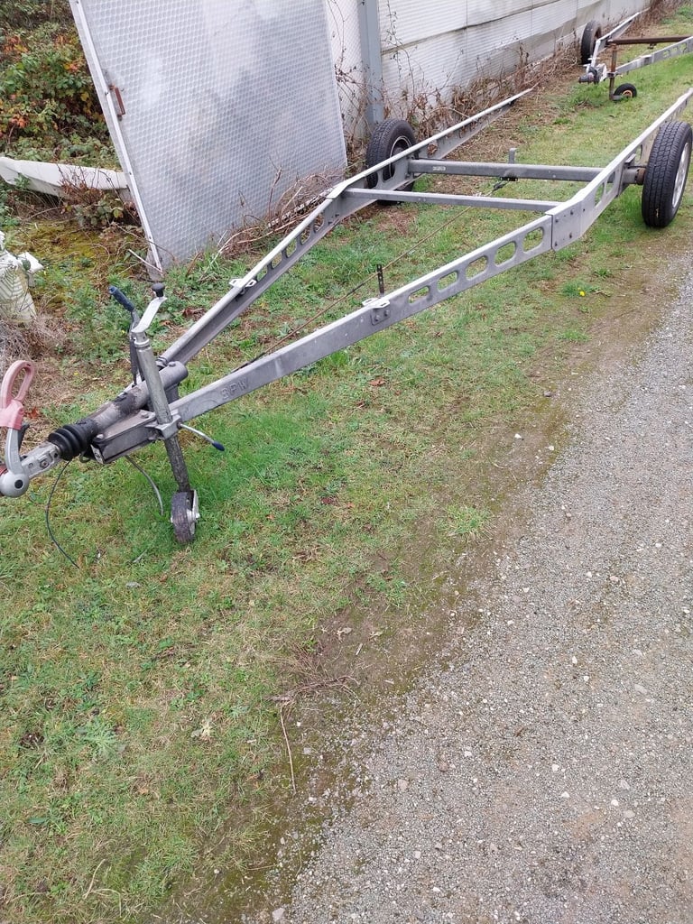 Galvanised steel trailer chassis 