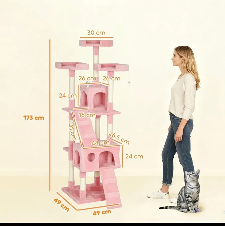 Pink Cat Tree 