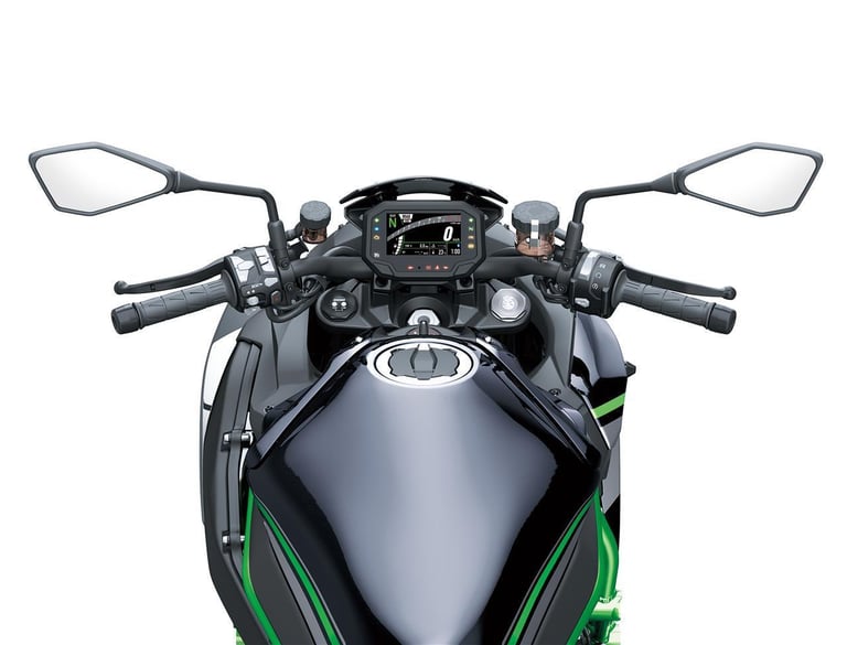 New 2025 Kawasaki Motorcycle Z H2 Supercharged Naked Green SAVE £1500