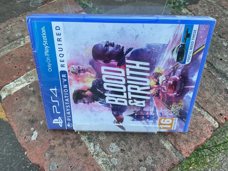PS4 VR GAME PSVR Blood & Truth | Playstation VR Required | PS5 Compatible - New | Sealed