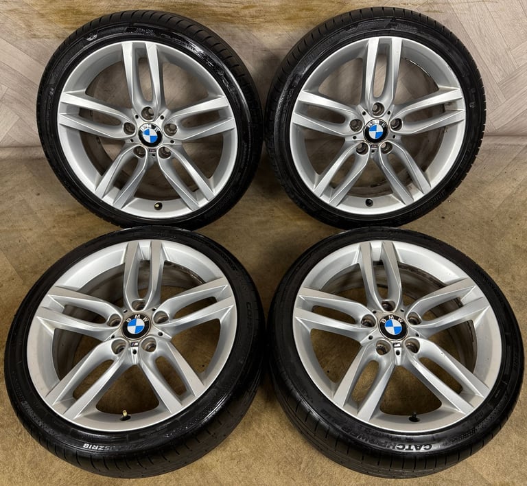 18'' GENUINE BMW 1 SERIES 2 F20 F21 F22 461 M SPORT ALLOY WHEELS TYRES ALLOYS