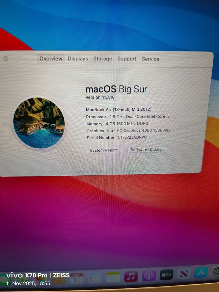 MacBook air i5 processor 13 inch