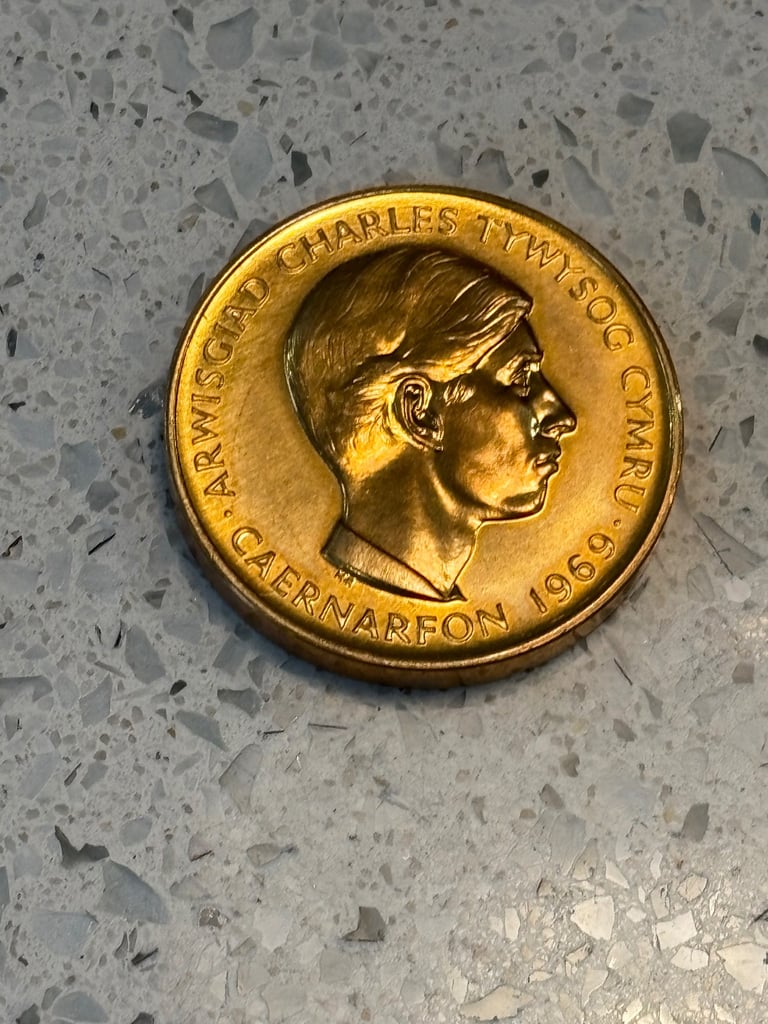 image for Prince Charles 1969 Welsh medal 