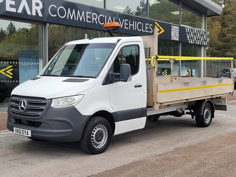 2021 Mercedes-Benz Sprinter 150ps 315 CDI Progressive Dropside with Air Con &amp; Tow Bar Dropsid...