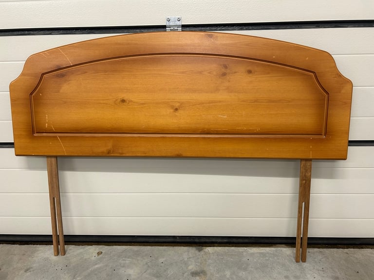 Pine Double Bed Headboard