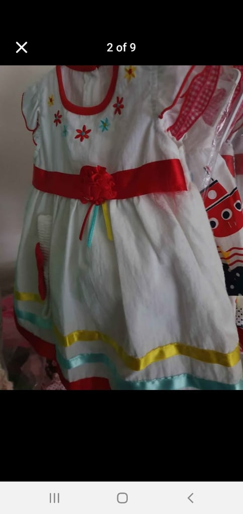 Baby girls bundle of 100 dresses