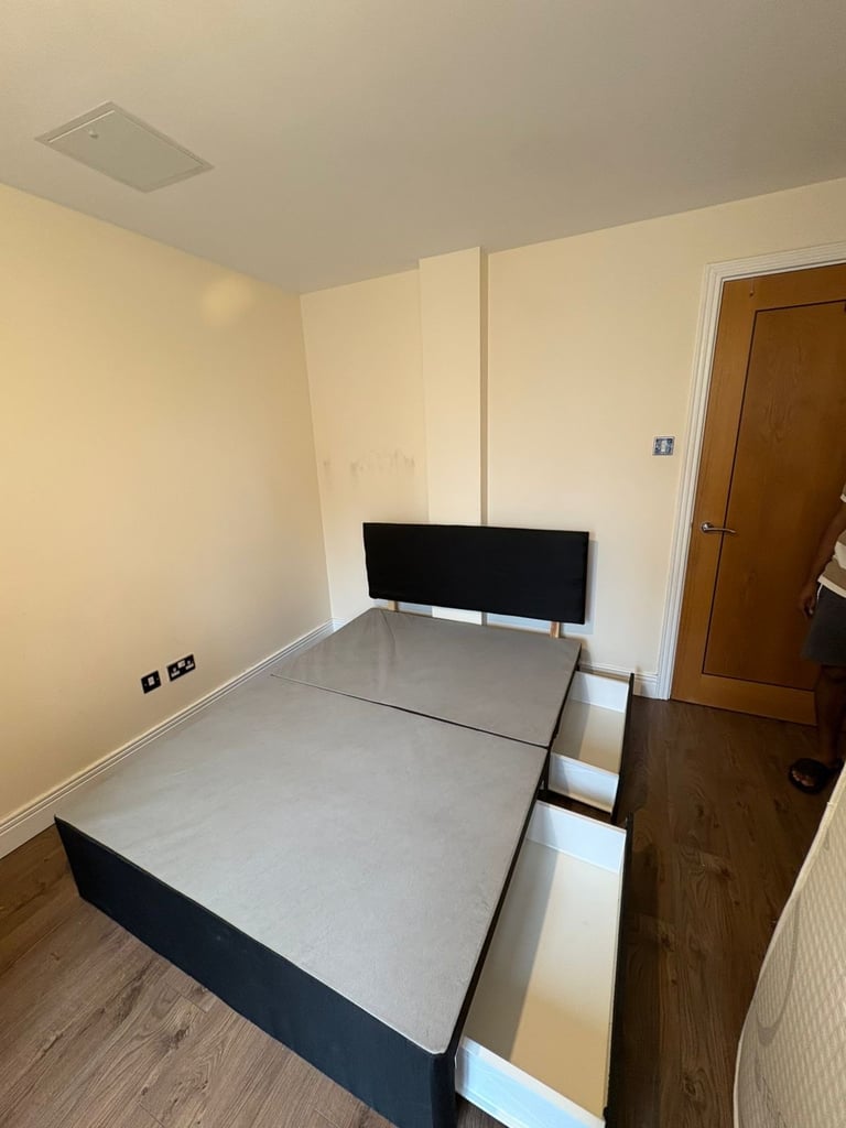 image for Double Bed Frame with delivery & Storage – Excellent Condition