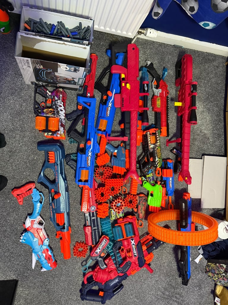 image for Big collection of nerf guns 