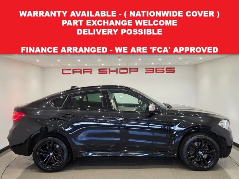 2018 18 BMW X6 3.0 M50D SUV 5DR DIESEL AUTO XDRIVE EURO 6 (S/S) (381 PS)