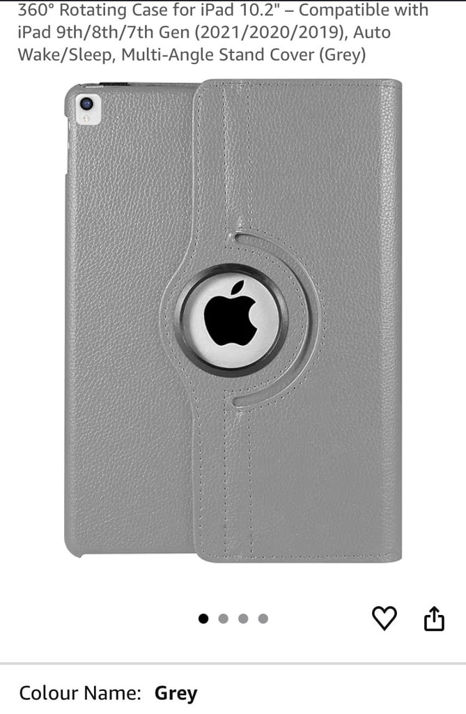 iPad Case for 10.2, Rotating 360 degrees.