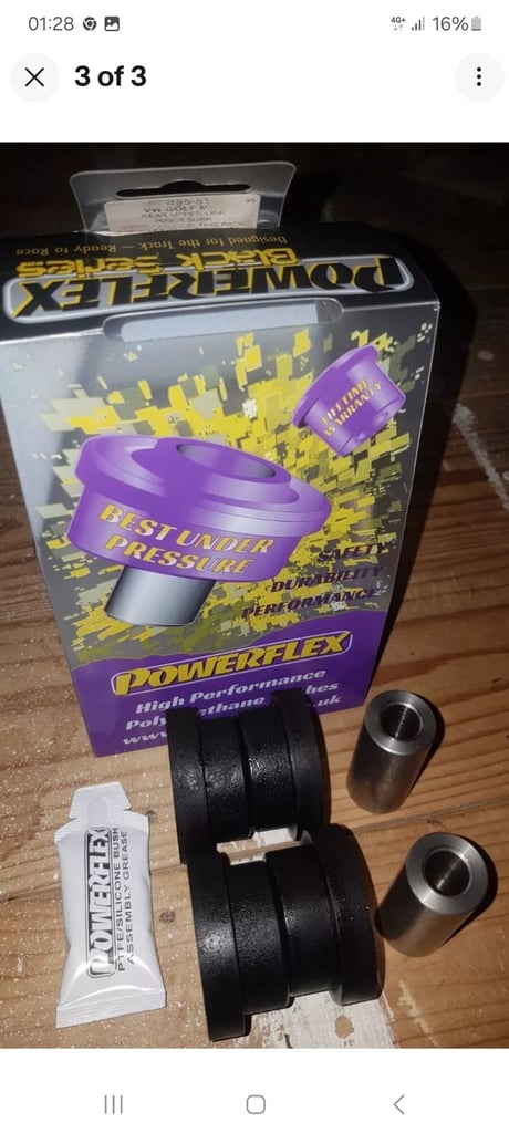 🇬🇧🚘NEW POWERFLEX BLACK➖POLY BUSHES➖PFR85 513➖PFR85 514➖MQB➖GOLF R➖RS/S3➖CUPRA