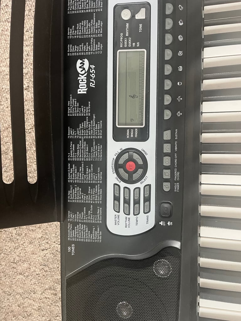 Rock Jam RJ-654 Keyboard-like new! 