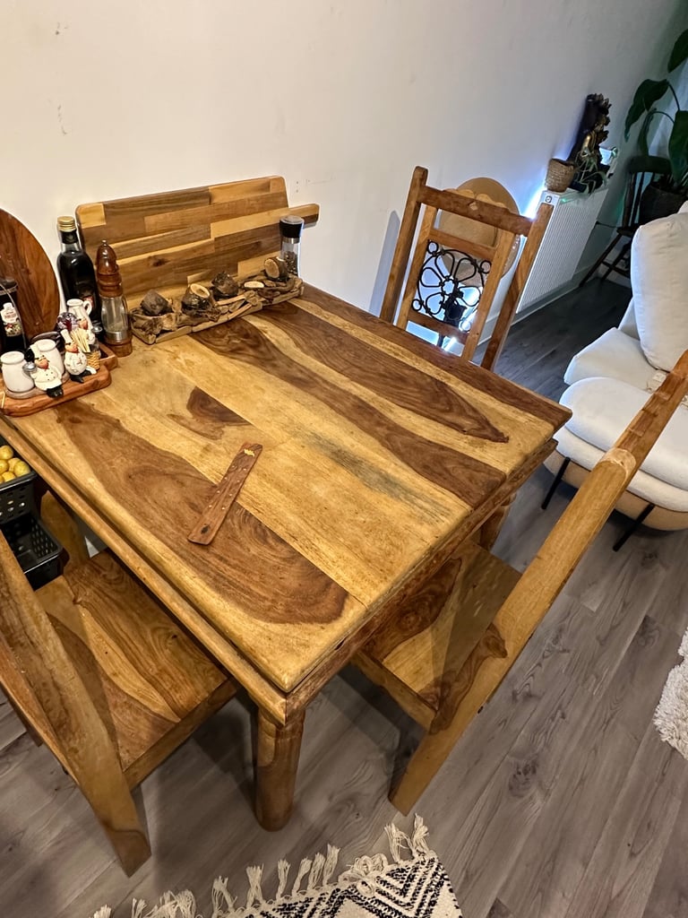 Dining table with chairs