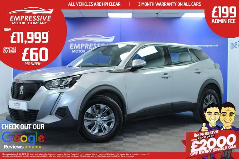 image for 2021 21 PEUGEOT 2008 1.5 BLUEHDI ACTIVE PREMIUM SUV 5DR DIESEL MANUAL EURO 6 (S/