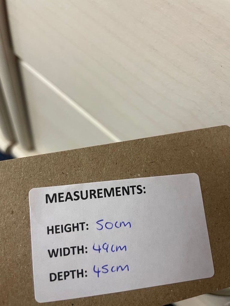 Cream Bedside Cabinet TCL Reuse 99976