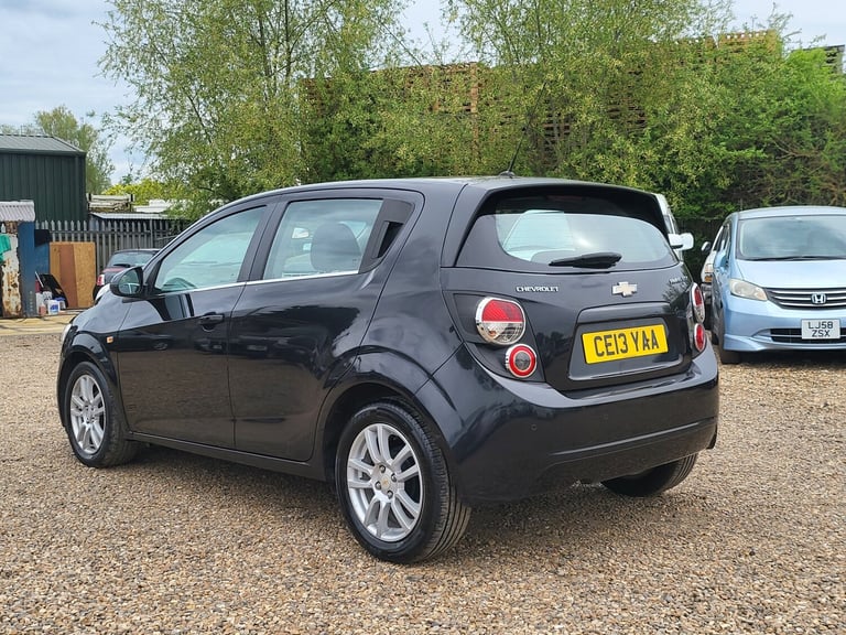 2013 CHEVROLET AVEO 1.4 LTZ ECO 5 DOOR 5 SPEED MANUAL BLACK ULEZ COMPLIANT