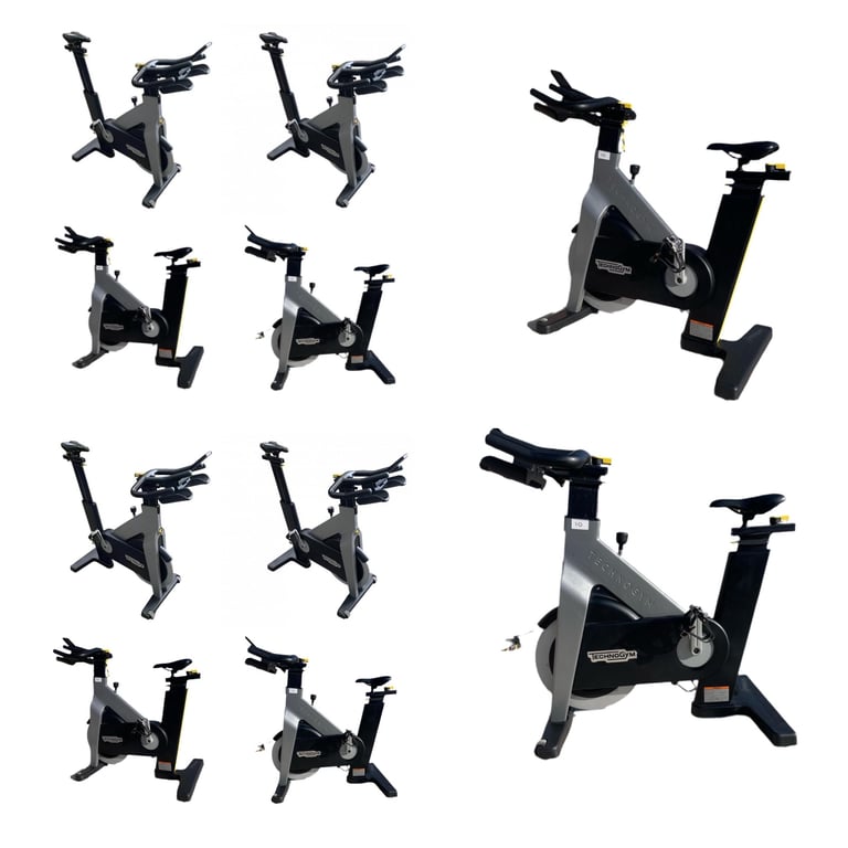 Technogym Bike Group Cycle Connect Spin Bikes in Bundles For sale
