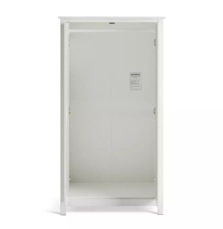 Habitat Kids Ronnie Short 2 Door Wardrobe - White (446/4714)