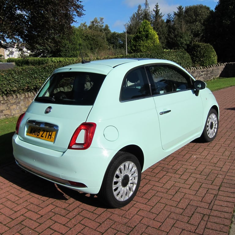 Fiat 500 1.2 Lounge 2018 in smooth mint Manual, 1242 (cc), 3 doors