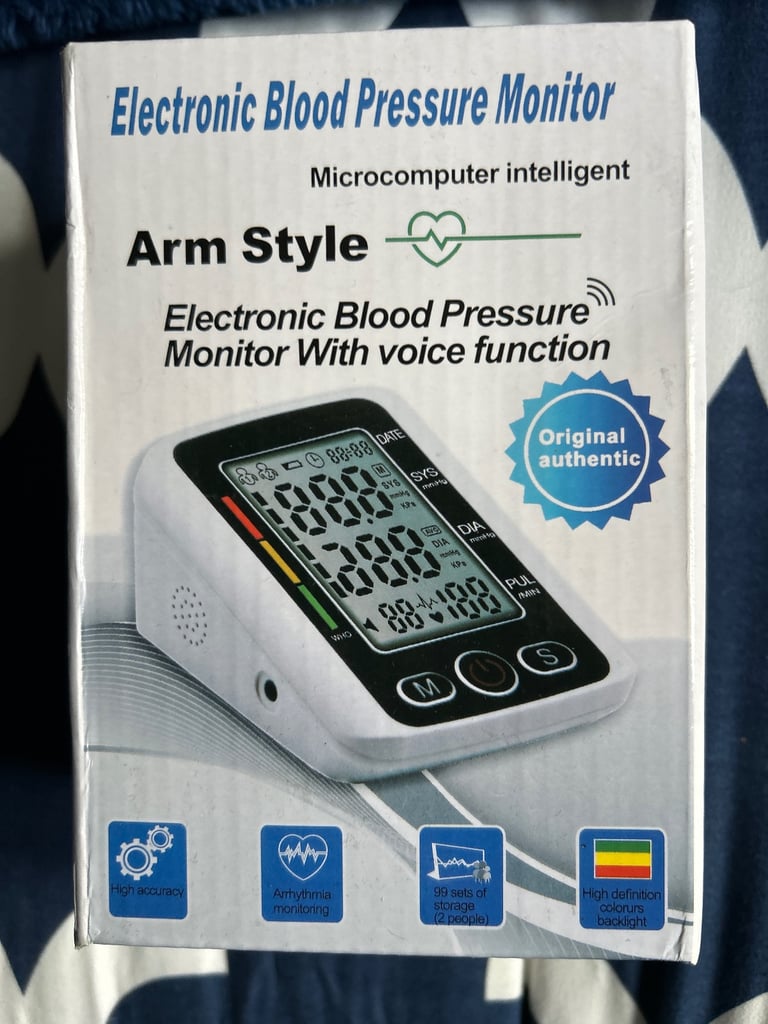 image for Nearly New Omron M3 Comfort Blood Pressure Monitor