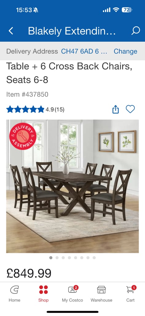 Blakley extending table and chairs