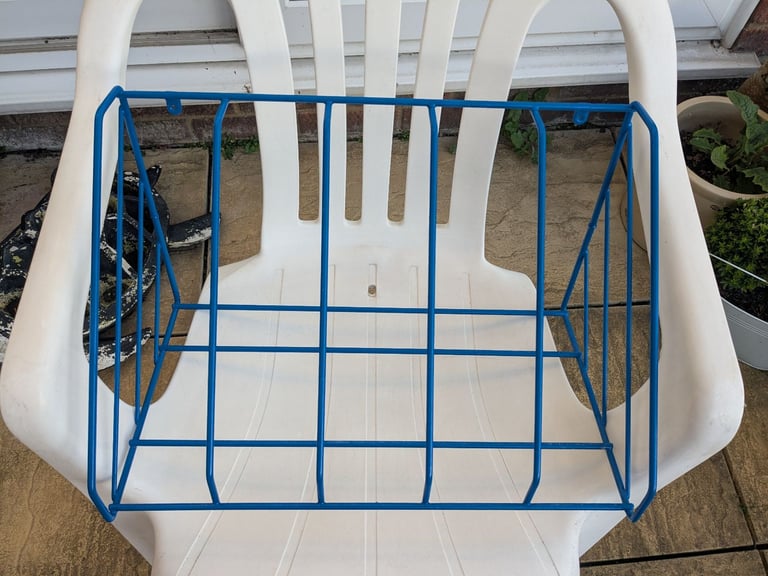 Blue table top book rack
