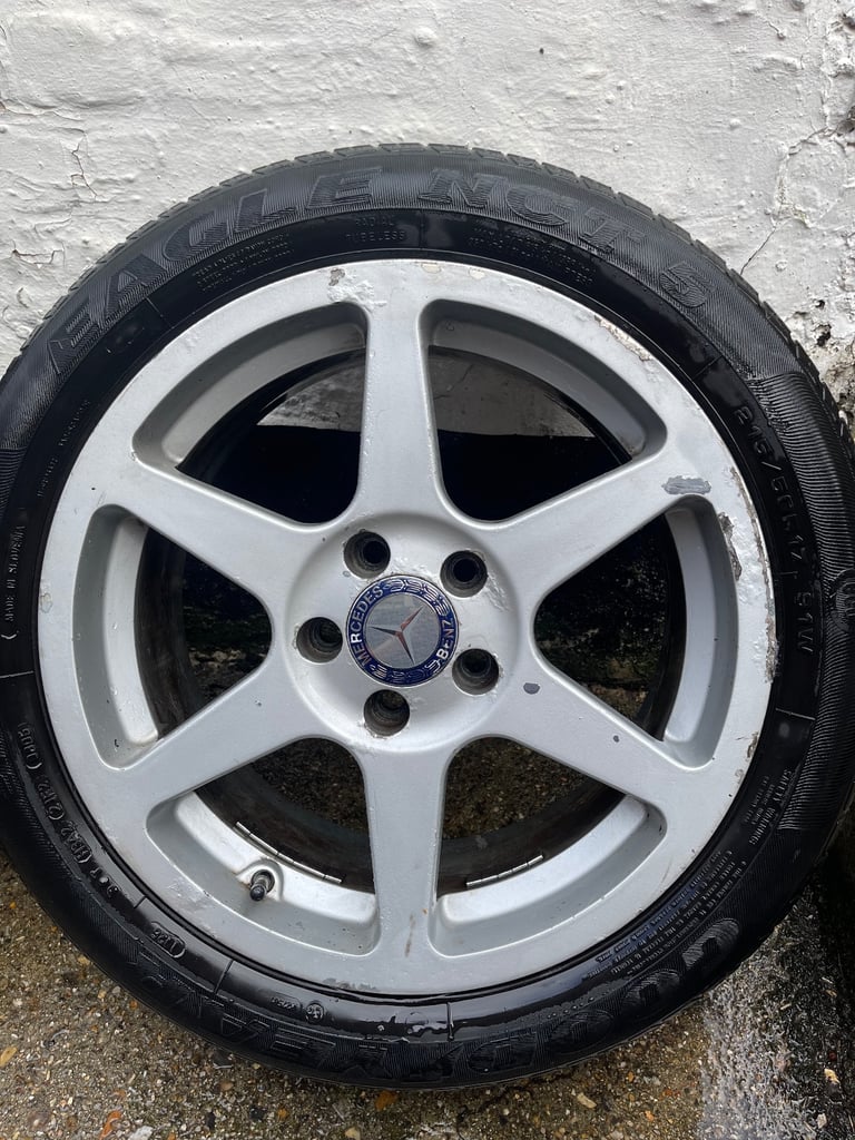 Mercedes wheels alloys w201 w124 evo style r17 