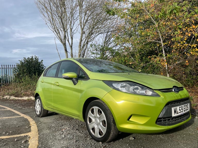 FORD FIESTA 1.4 STYLE+ 59 REG GREEN 5 DOOR 12 MONTHS MOT TAX £195 LOW INSURANCE 48+MPG