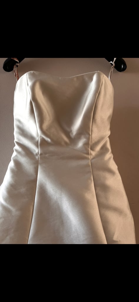 Ivory wedding dress size 10