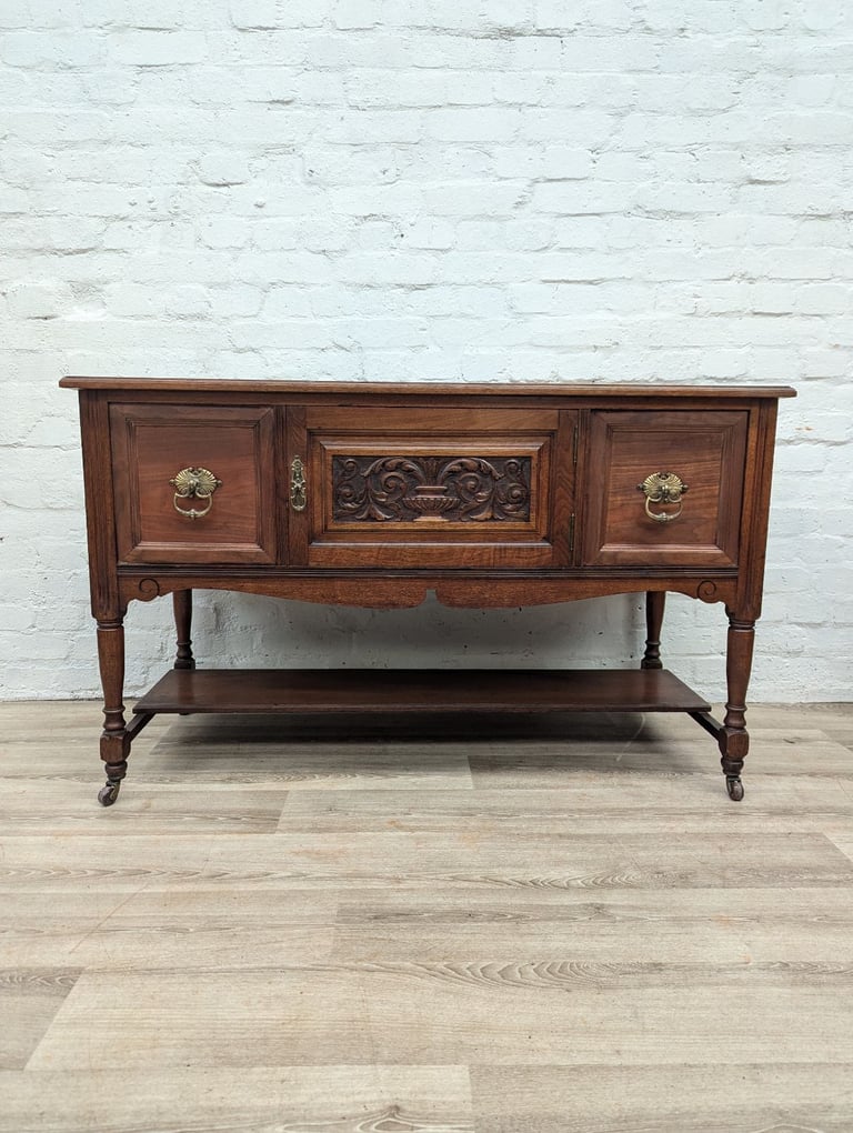 Edwardian mahogany sideboard hall table (DELIVERY AVAILABLE)