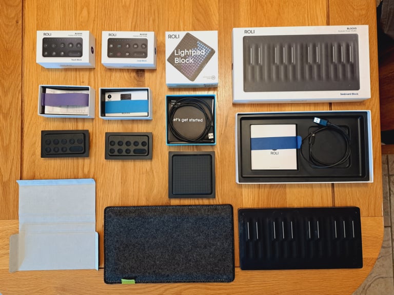 Roli Seaboard, Touch, Loop and Lightpad Blocks