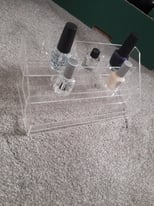 3 tiered acyrlic nail polish display stand-Can fit lots on!-see photos below