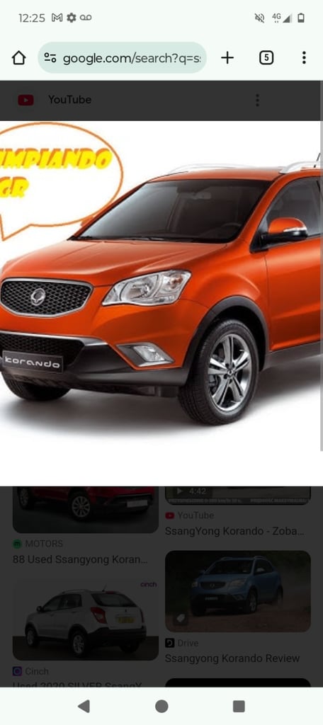 image for Ssangyong, KORANDO, Estate, 2012, Manual, 1998 (cc), 5 doors