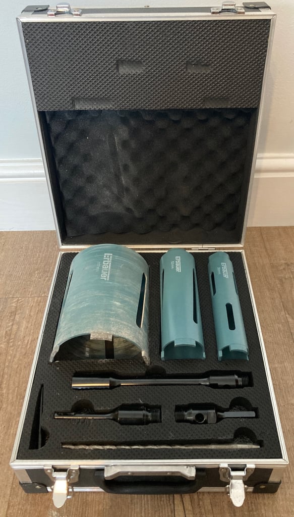 Erbauer diamond core drill set