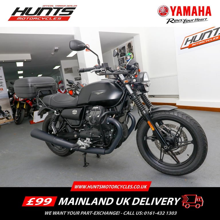 image for 2021, '21 Moto Guzzi V7 Stone IV ABS. ONLY 1,177 MILES. Top Box. £7,495
