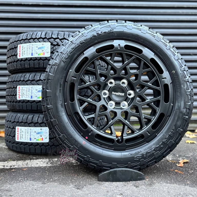 18” 6x120 New Ford Transit Custom VW Transporter T7 Alloys Wheels All Terrain Maxxis Tyres