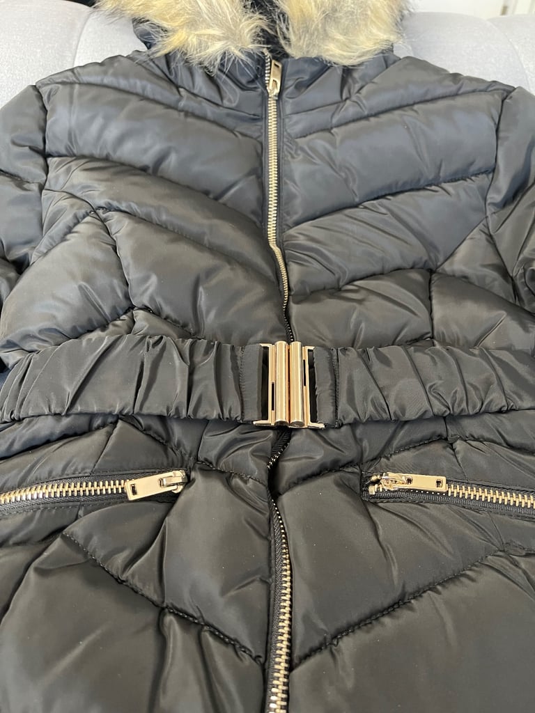 Girls' Winter Down Coat, Warm Lined Hooded Jacket