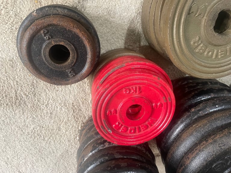 150kg cast iron weight plates - £1.50 per kg