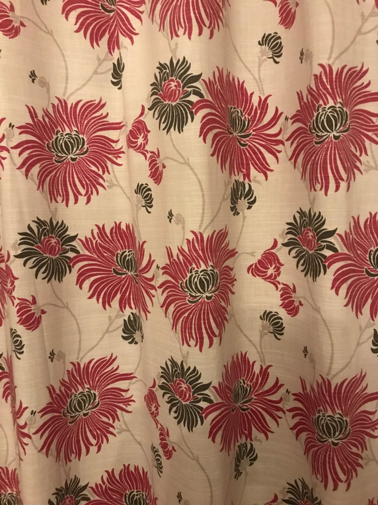 Laura Ashley Kimono curtains 90 x 90 inches