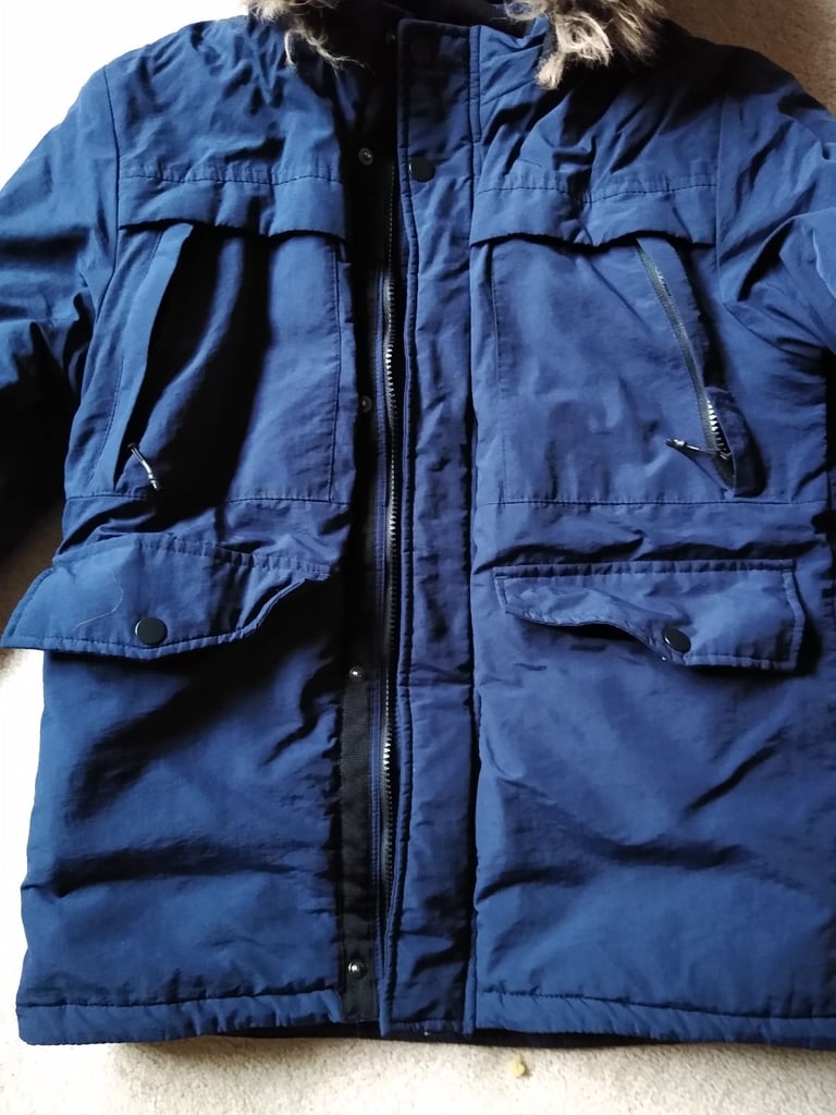 11-12 years boys navy winter jacket
