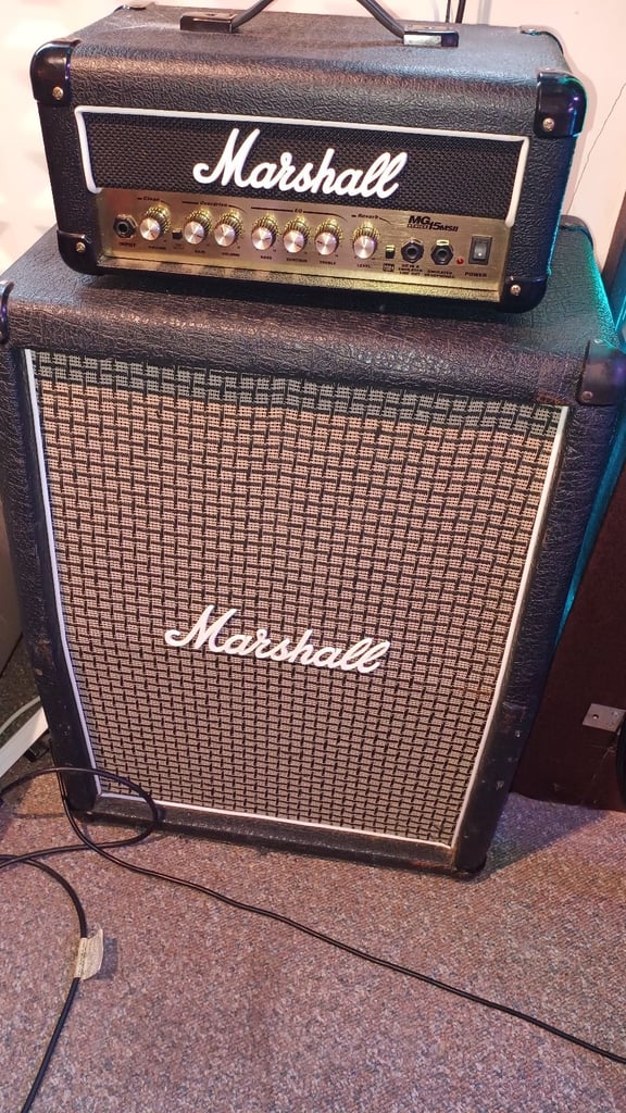 image for Marshall MG15 MS11 and 2x12 angled 'Marshall cab'