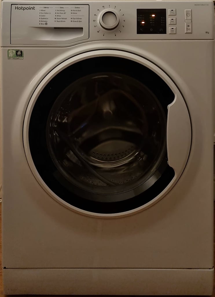 image for 8kg Hotpoint inverter motor washing machine 