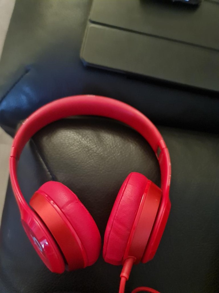 Beats Solo 2 Red Wired Headphones