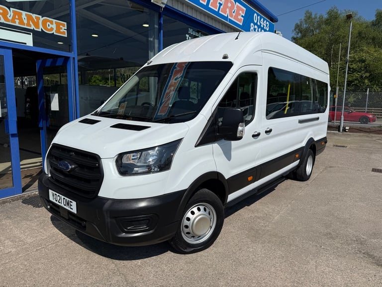 2021 Ford Transit 2.0 460 EcoBlue Trend Minibus 5dr Diesel Manual RWD L4 High Roof Euro 6 17  Min...