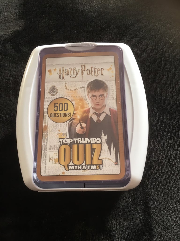 Harry Potter top trumps quiz NEW