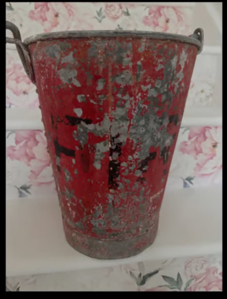 image for Rare tall fire bucket vintage