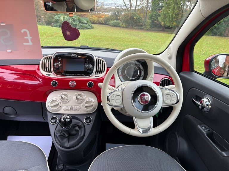 2017 Fiat 500 1.2 Lounge 3dr HATCHBACK Petrol Manual