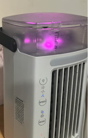 AmBAYZ Portable Mini Air Conditioner LED Evaporative Air Cooler Humidifier-New Condition