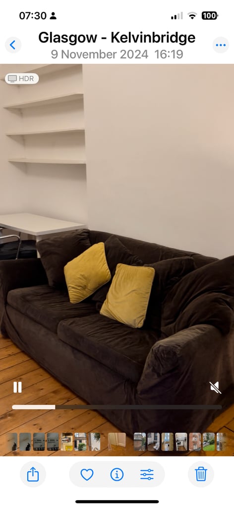 IKEA sofa bed with fully removable covers - Free